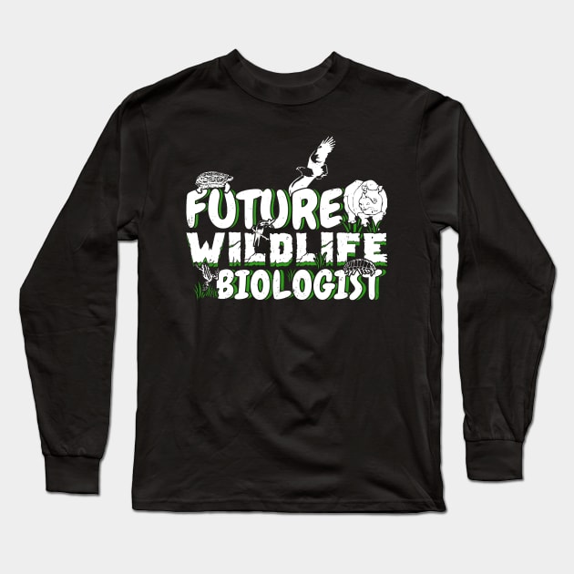 Animal Biology Future Wildlife Biologist Gift Long Sleeve T-Shirt by Dolde08